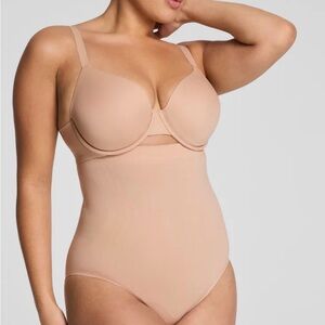 NWT Spanx Sculpt High Waisted Shapewear Brief Large Nude Tummy Control